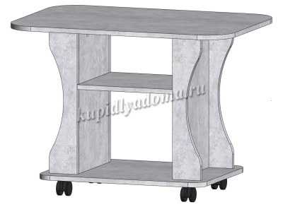 Стол журнальный Дипломат (Цемент светлый)