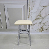 Табурет Квадрат (Ваниль экокожа)