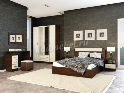 Кровать Эра 1.2 (Венге/Лоредо)