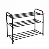 Подставка для обуви Альфа-23 3-х полочная (Черный)