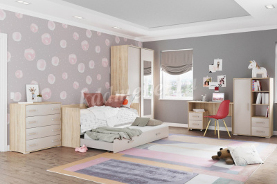 Тумба выкатная Бланка (Дуб сонома/Кашемир)