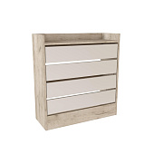 Обувница Ямайка-3 (Дуб крафт серый/Кашемир)