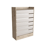 Обувница Ямайка-2 (Дуб крафт серый/Кашемир)